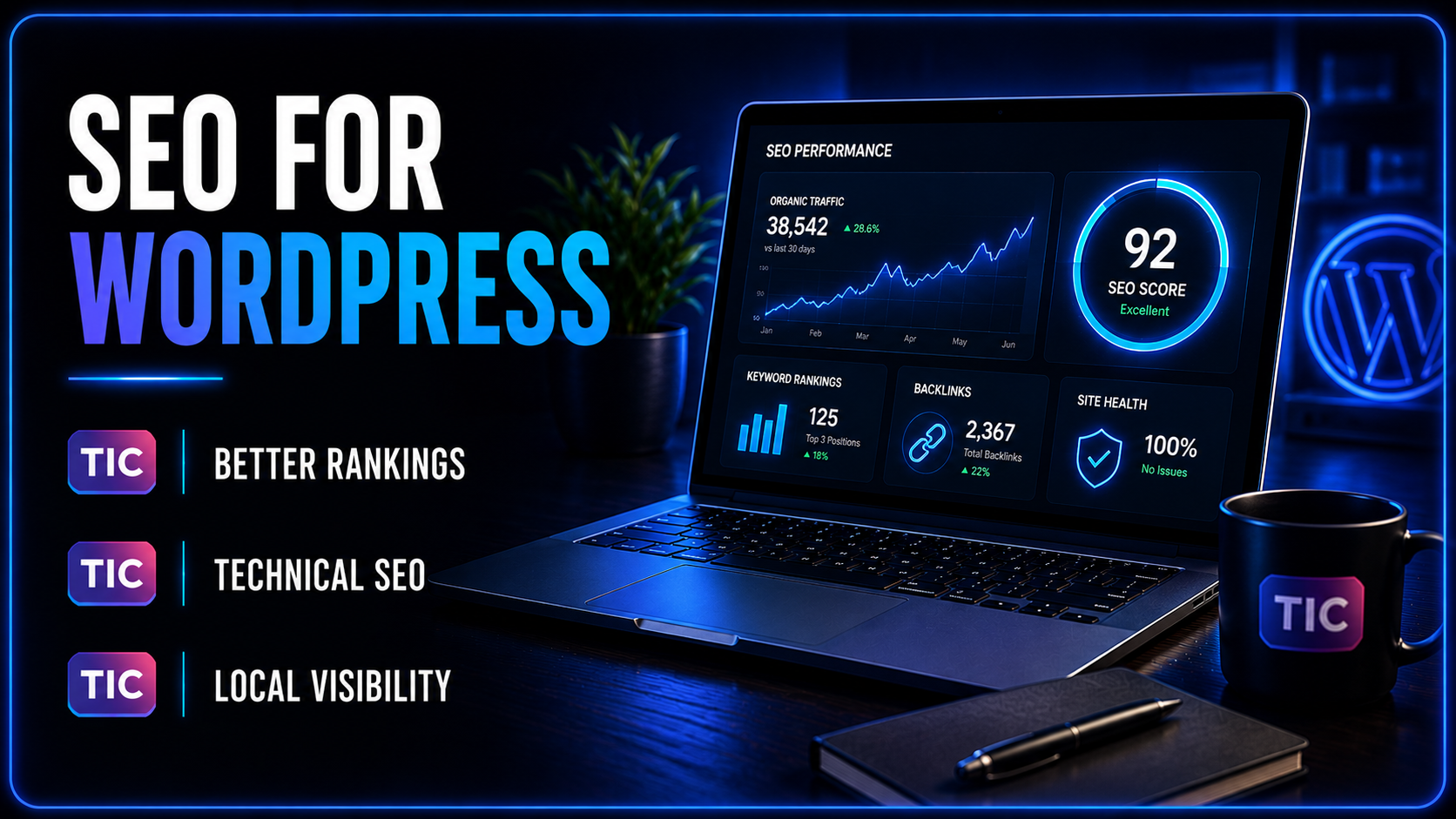 SEO services for WordPress business websites