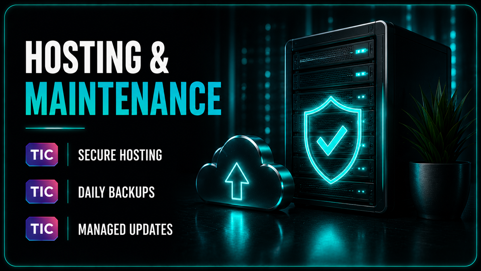 Secure website hosting and maintenance services